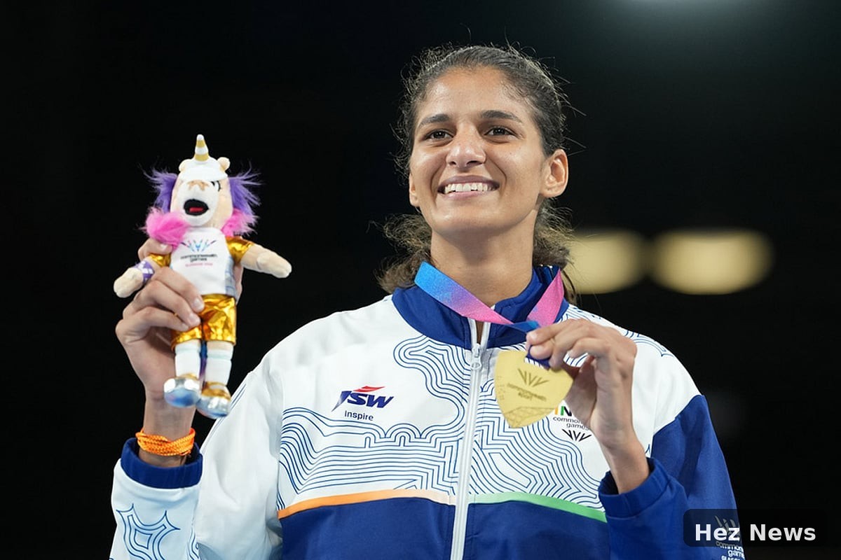 Jaismine Lamboria Wins Gold at Glasgow CWG 2026