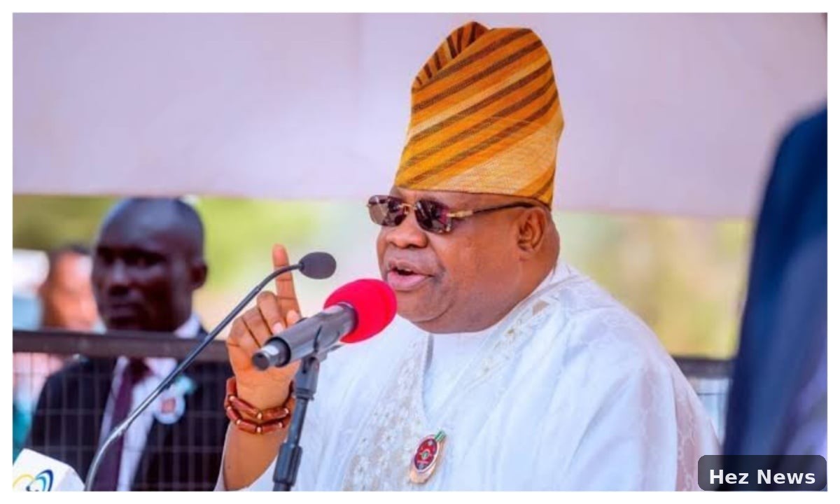 Governor Adeleke Urges Osun Residents to Report Suspicious Activity