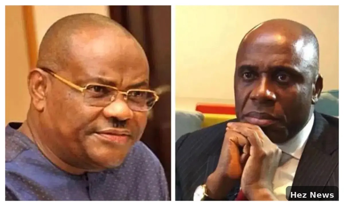 Amaechi Responds to Wike's Criticism Over Atiku
