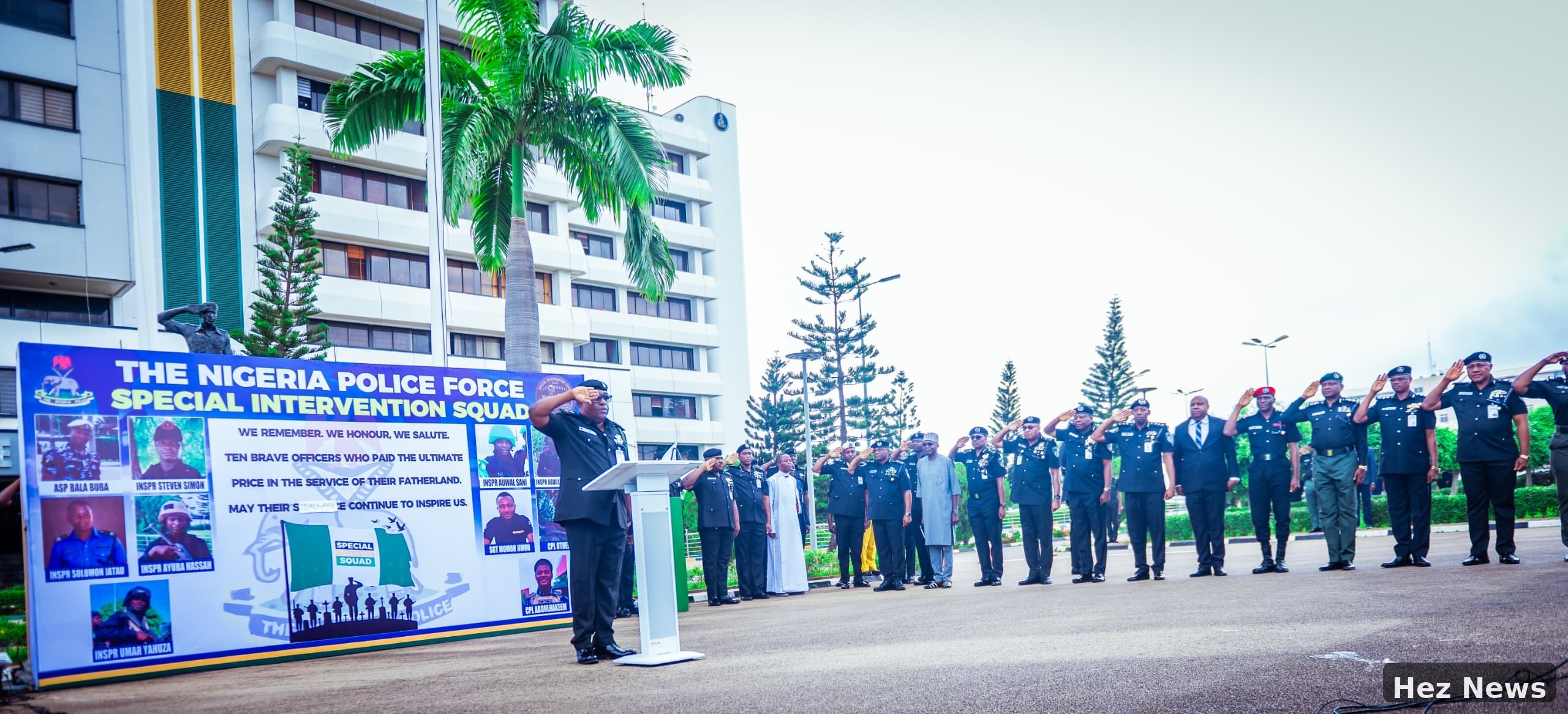 Police Commemorate 10 Officers Killed in Kebbi Clash