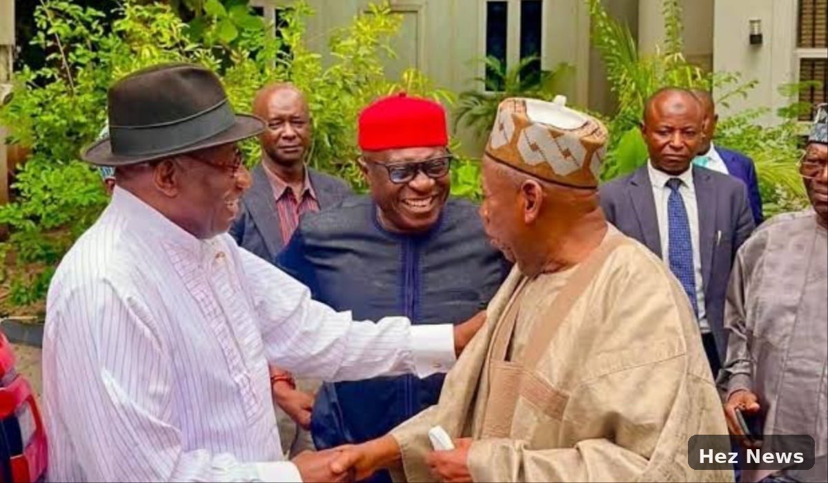 Jonathan and Ganduje Hold Key Meeting in Abuja
