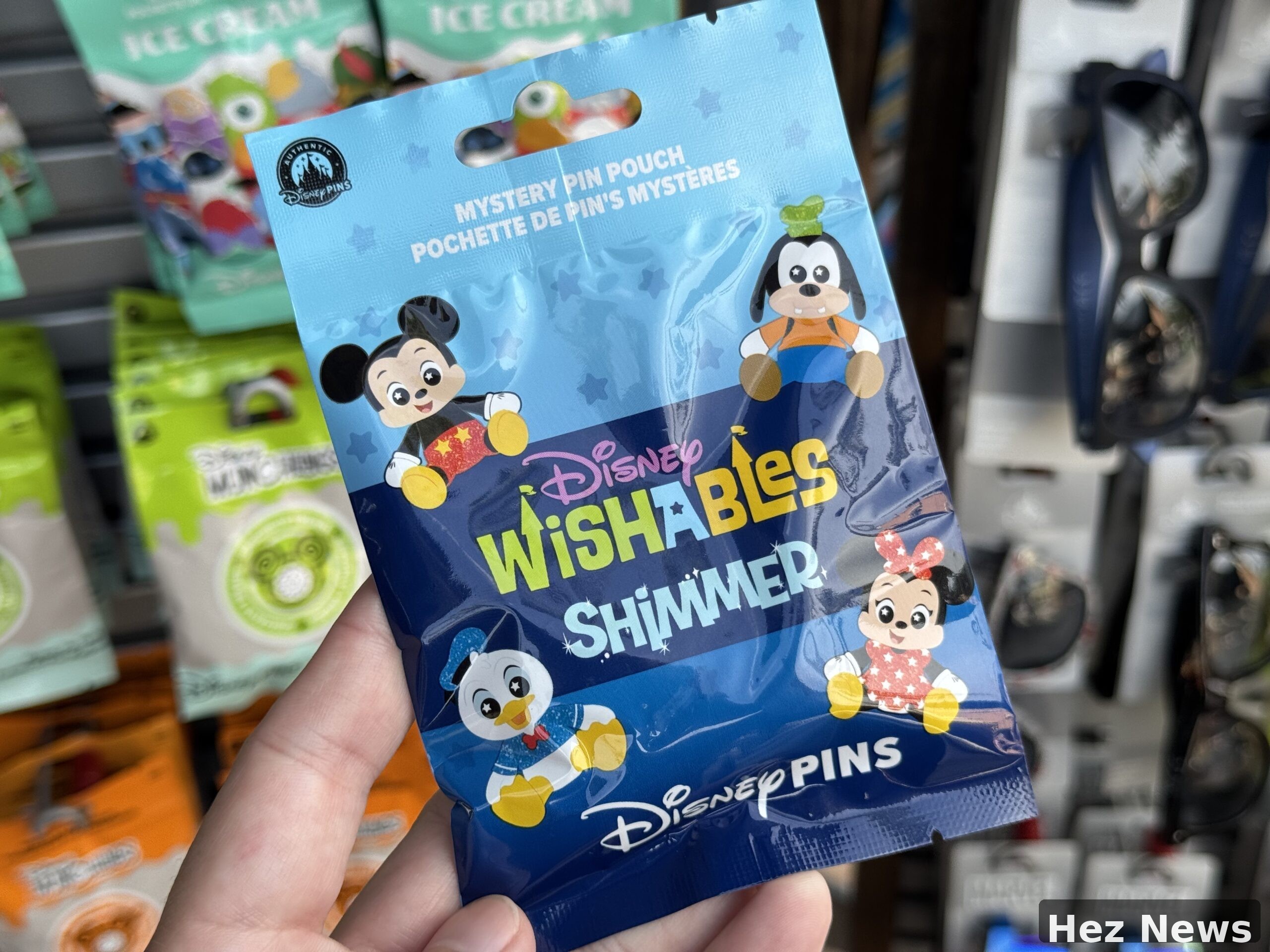 Disney Wishables Shimmer Mystery Pins Launch at Walt Disney World