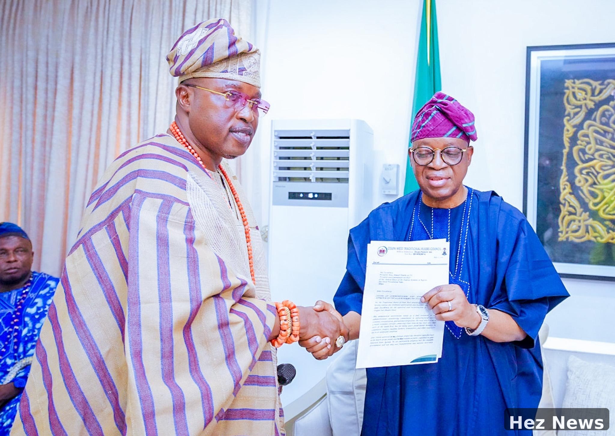 Osun Monarchs Praise Tinubu, Oyetola for Road Project
