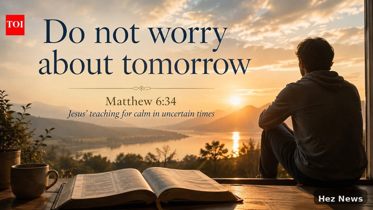 Find Peace: Jesus' Teachings on Worry in Matthew 6:34