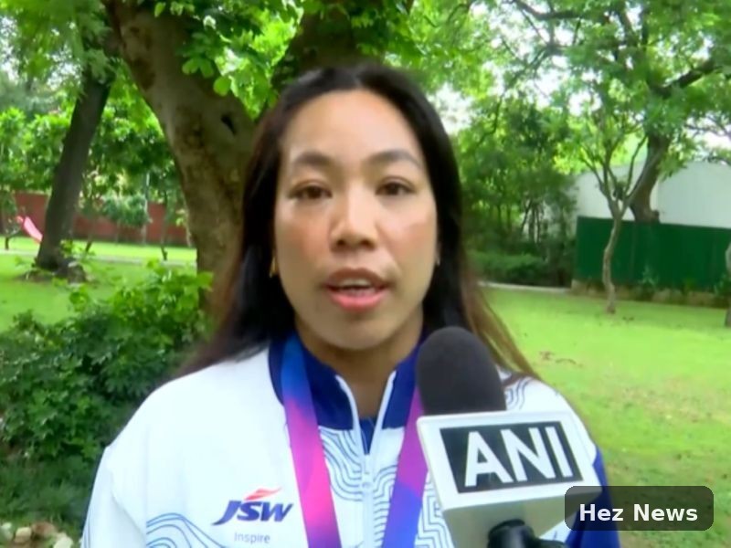 Mirabai Chanu Celebrates Gold Hat-Trick at CWG