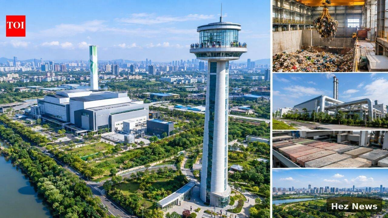 China Transforms Waste Plant into 120m Public Viewing Tower