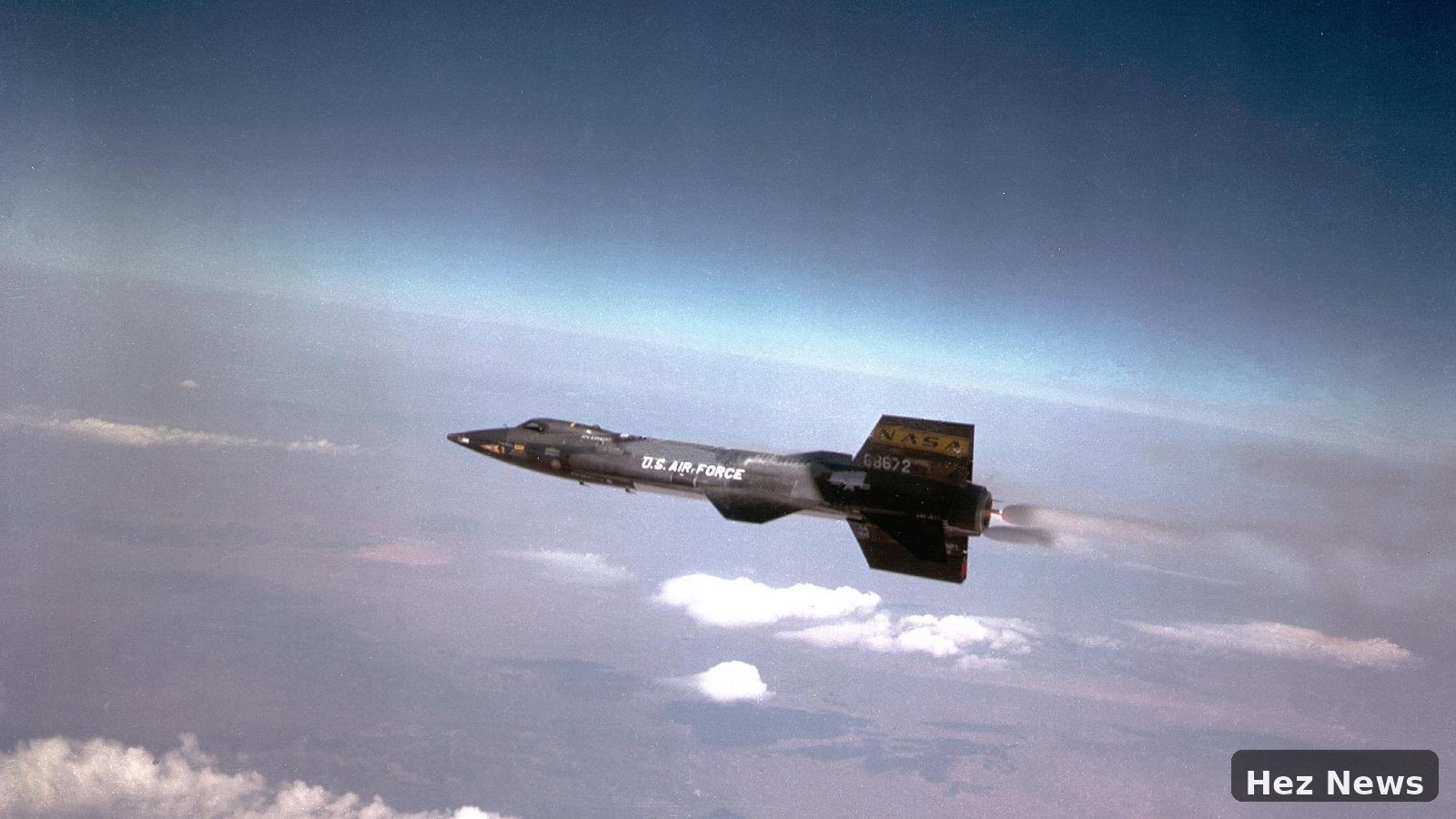 Historic X-15 Flight Sets Altitude Record in 1963