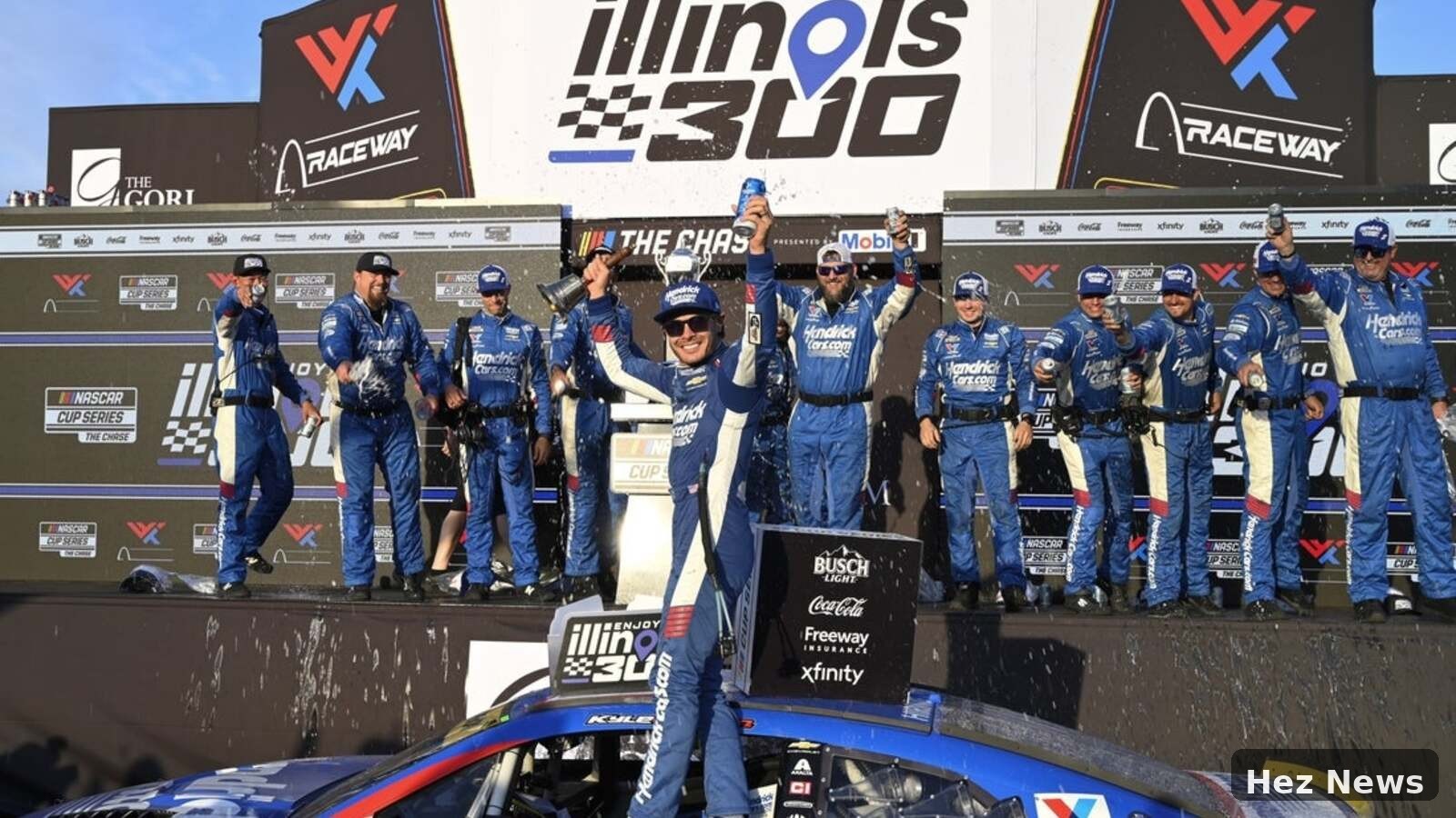 Kyle Larson Ends 51-Race Winless Streak at Enjoy Illinois 300