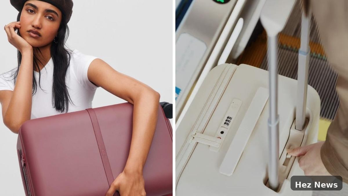 JULY Launches New Capsule Carry On Pro Suitcase in Plum