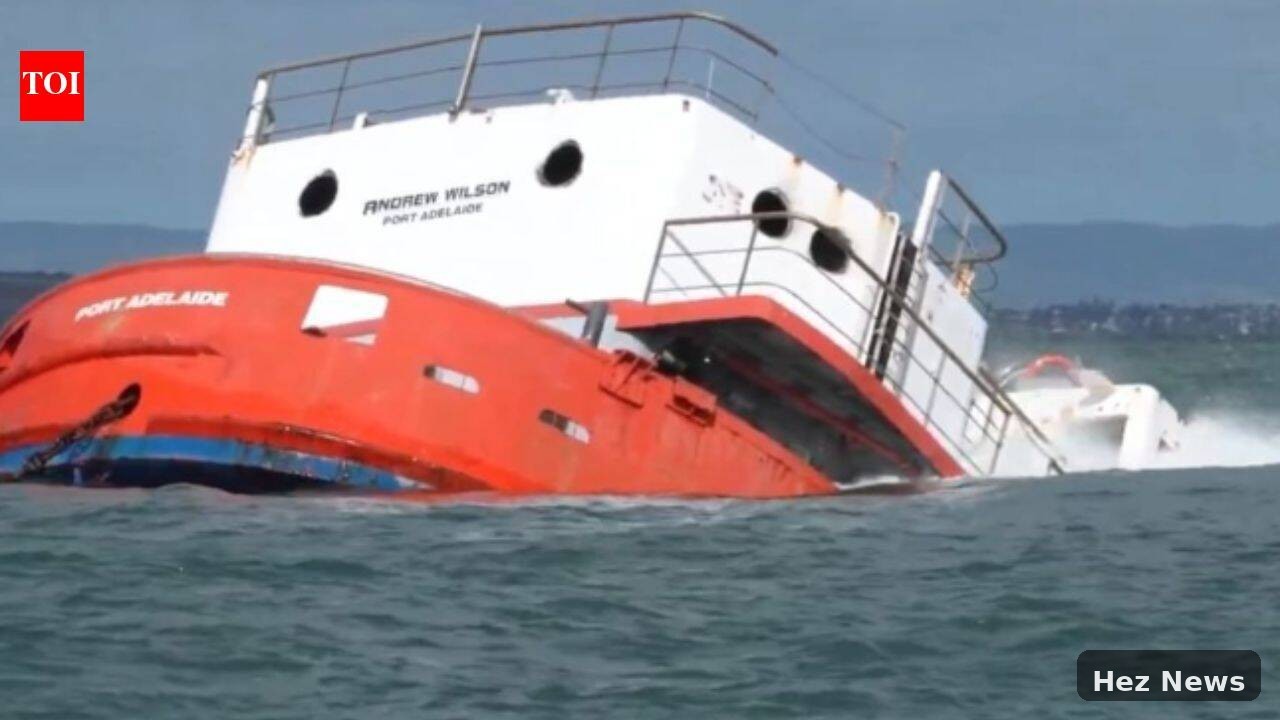 Australia Sinks Dredger to Create New Reef Off Adelaide