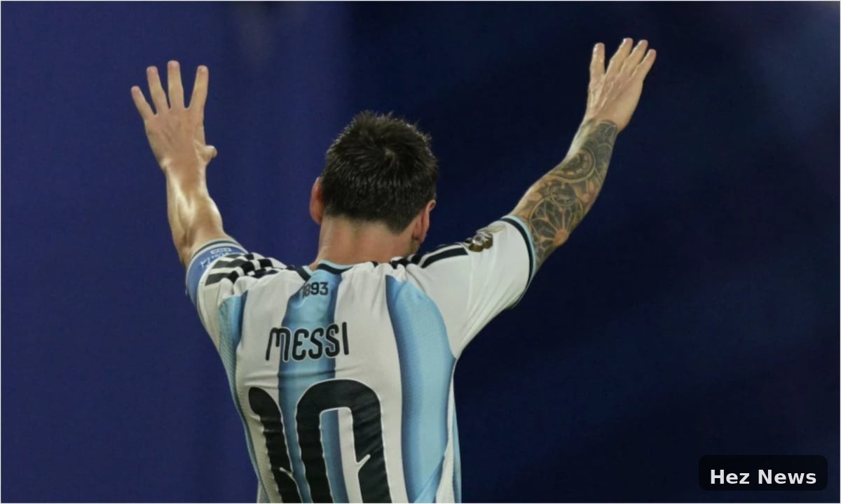 Argentina Leaves Messi's No. 10 Shirt Vacant