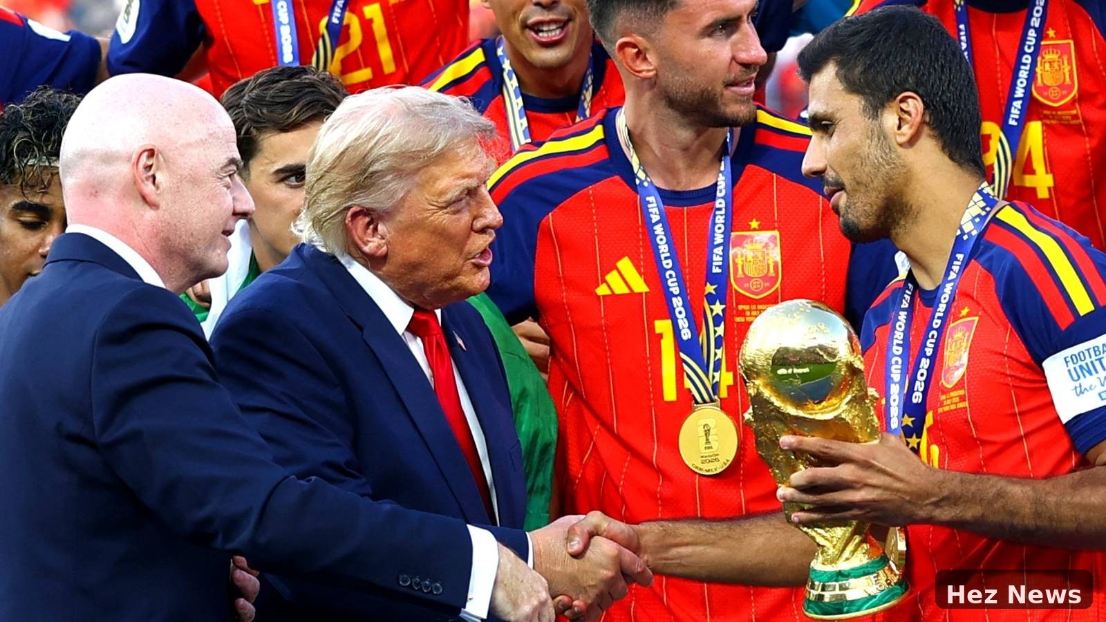 Trump's Awkward Moment with FIFA's Gianni Infantino at 2026 WC