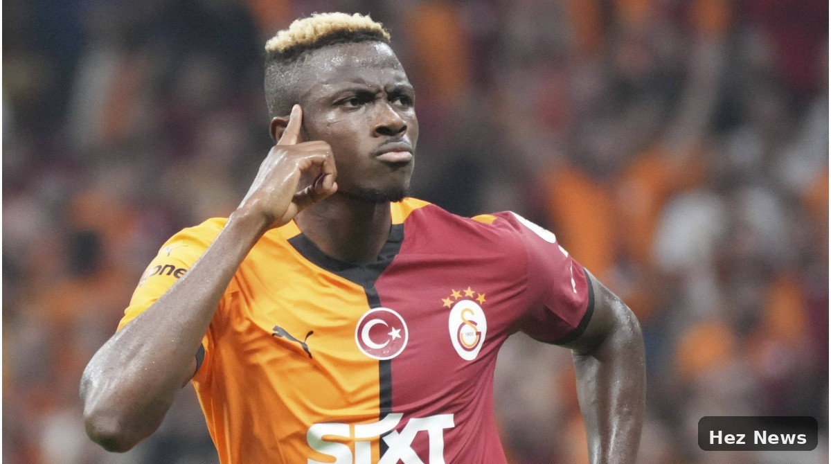 Osimhen Scores in Galatasaray's 3-3 Draw with Rennes