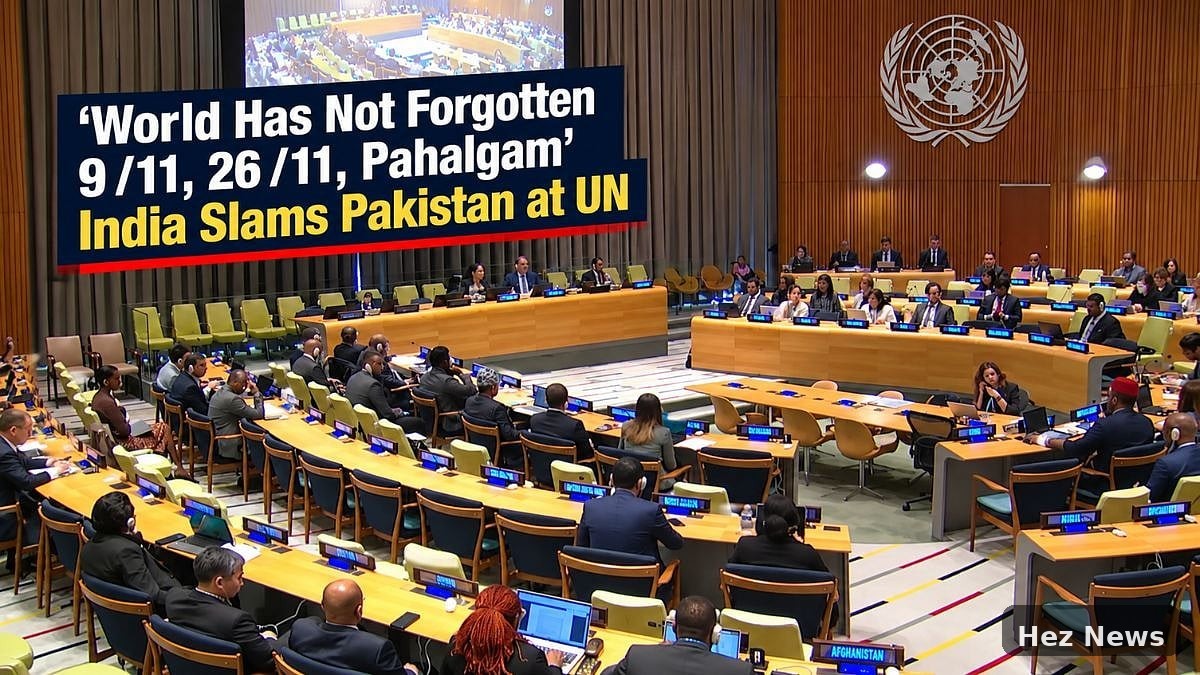 India Criticizes Pakistan's Terrorism Claims at UN