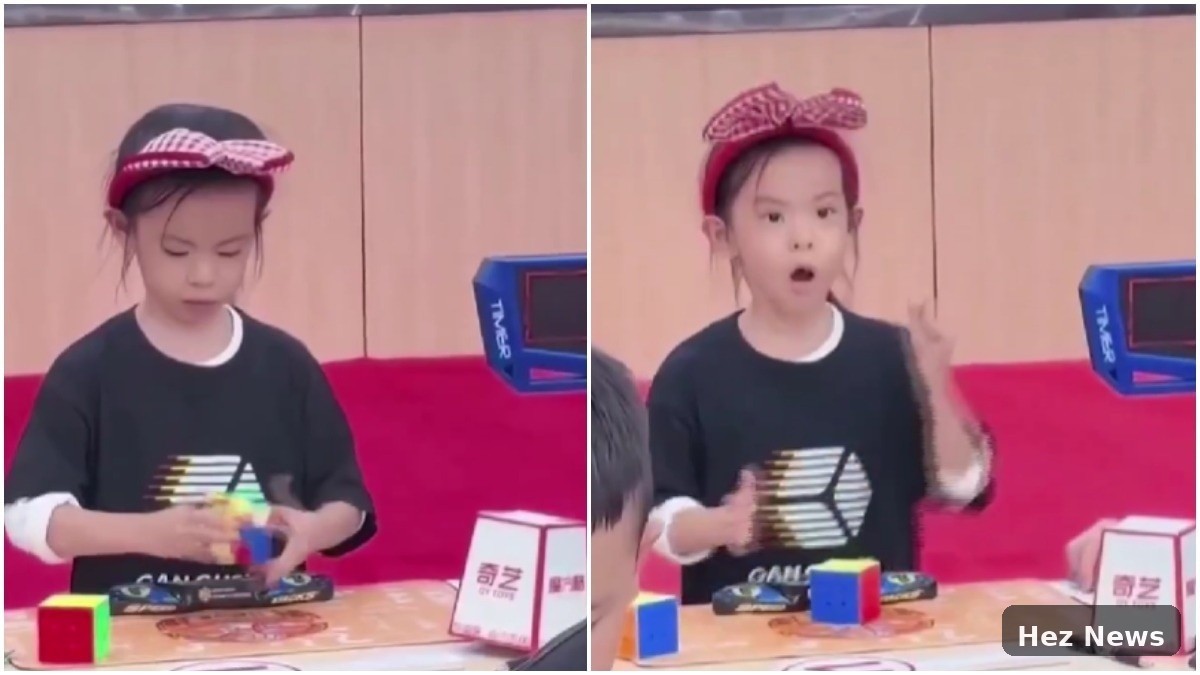 Six-Year-Old Sets New Rubik's Cube World Record