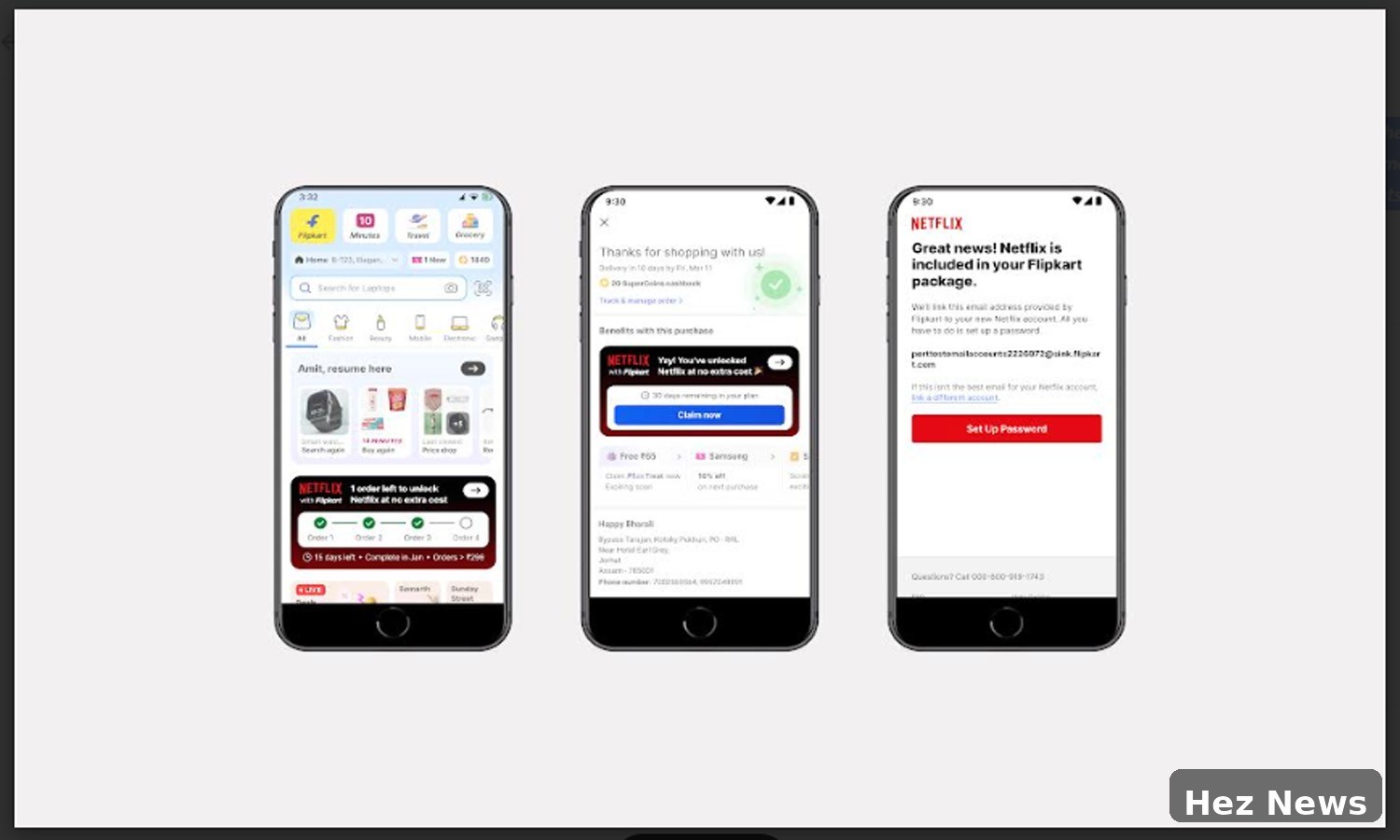 Flipkart and Netflix Launch Unique Shopping Benefit in India