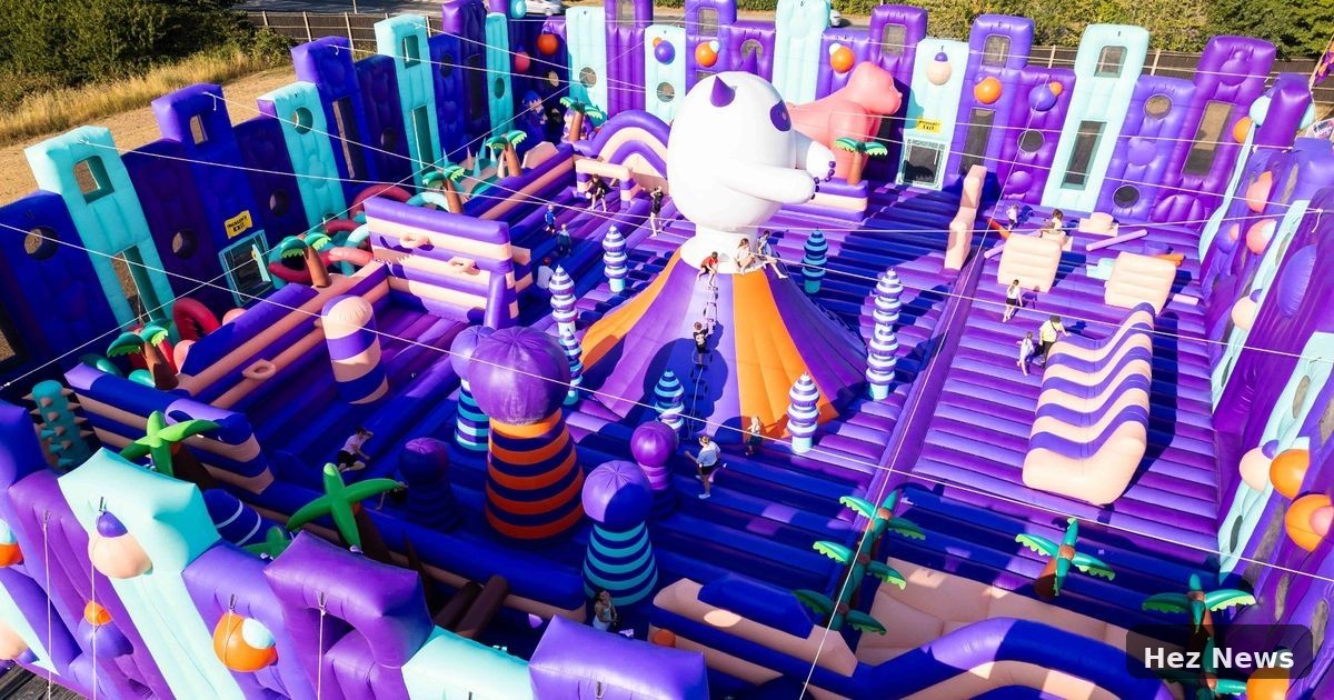 World's Largest Bounce House Opens in Essex This Summer