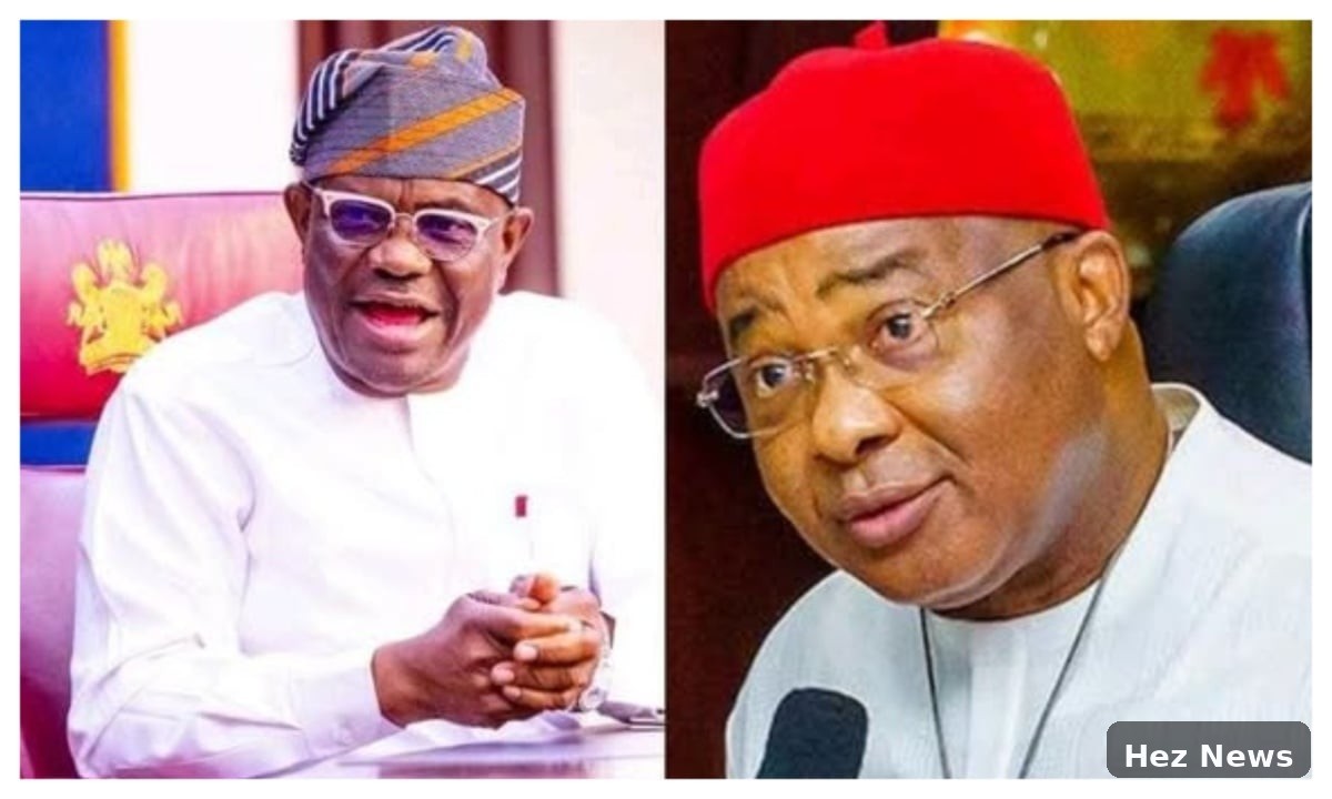 Wike and Uzodinma Rift Escalates Amid Coalition Tensions