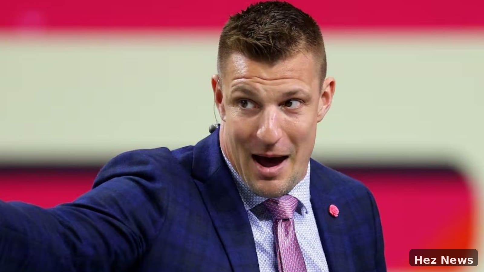 Rob Gronkowski Dons Doctor Doom Costume at Comic Con