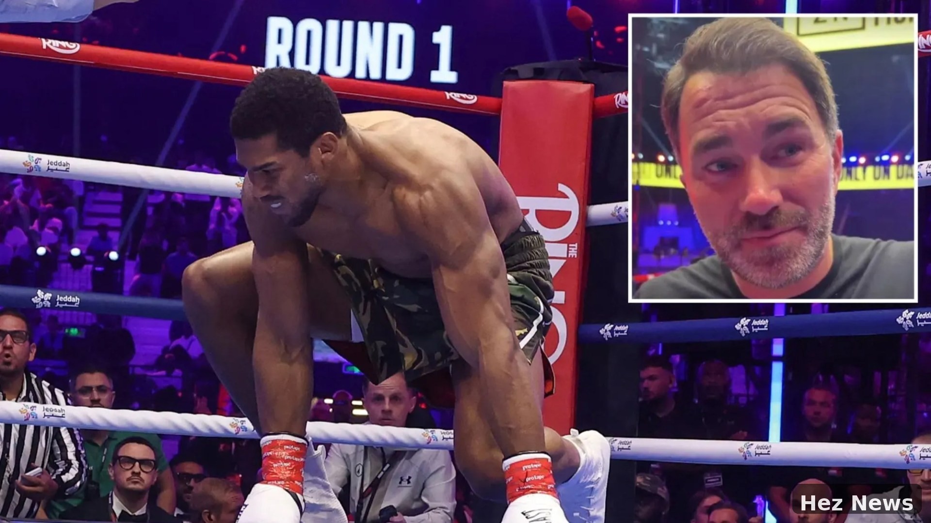 Eddie Hearn Concerned for Anthony Joshua After Knockdowns