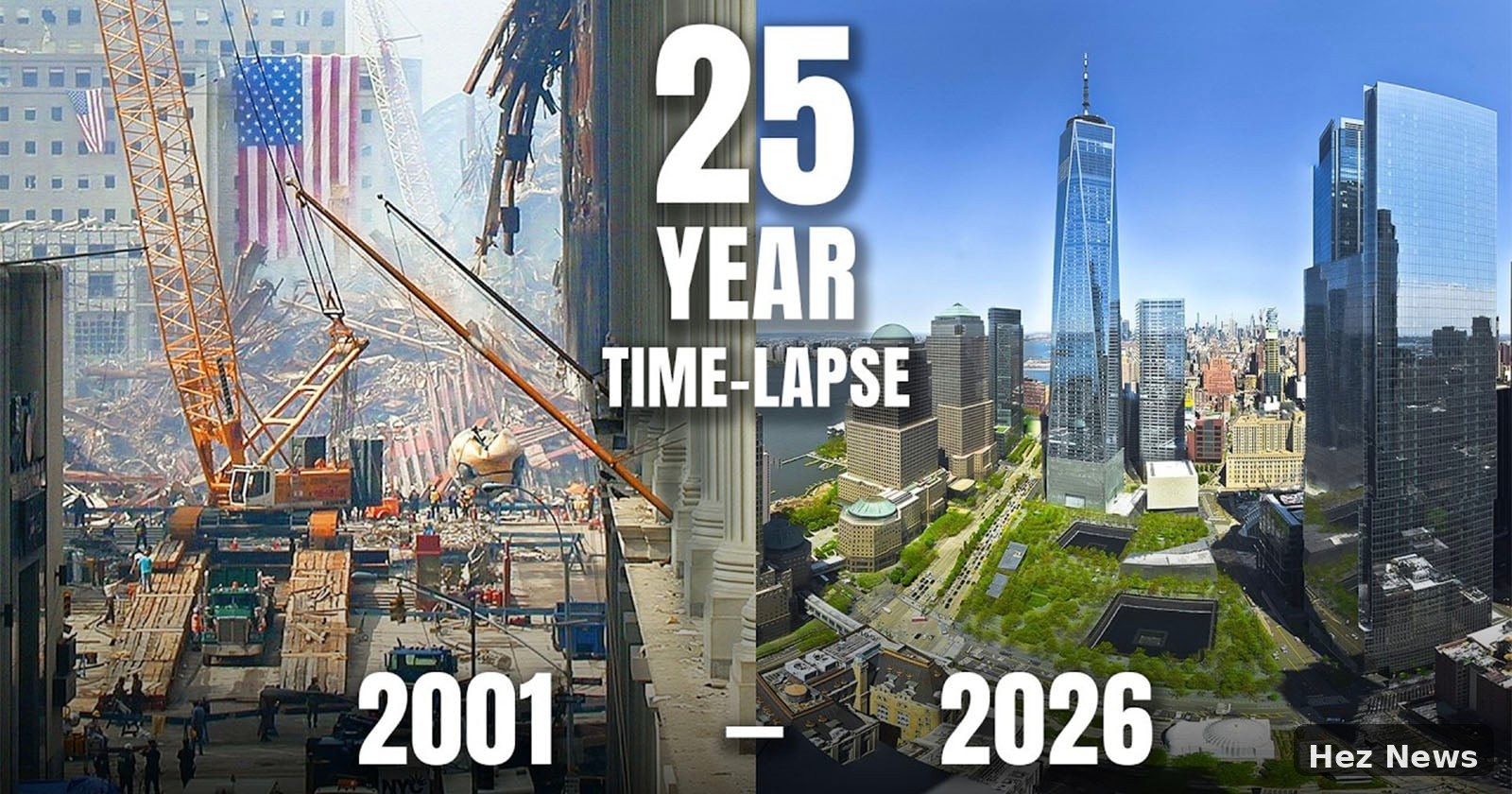 25-Year Timelapse Captures World Trade Center's Rebirth