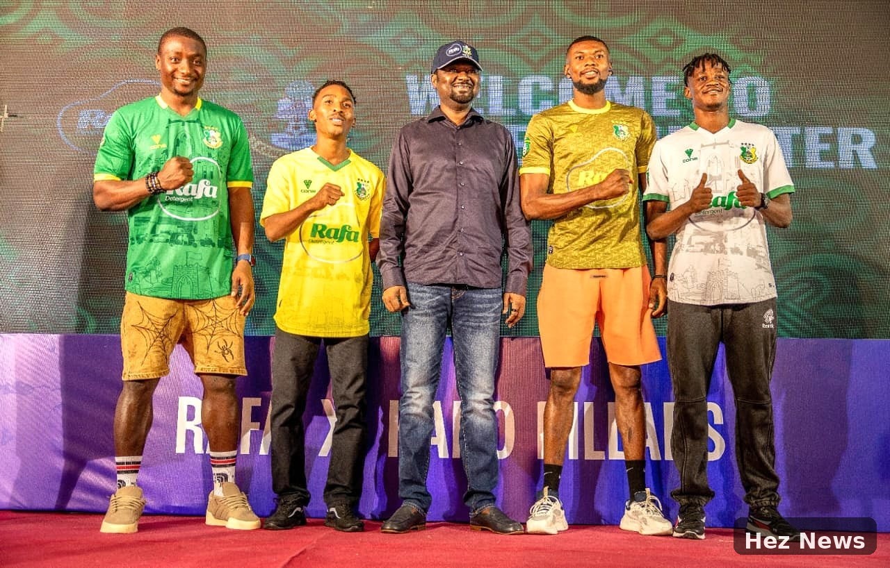 Rafa Corp Partners with Kano Pillars for Shirt Sponsorship