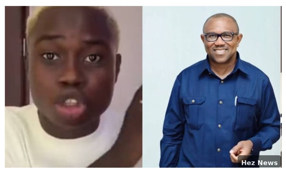 Peller Reacts to Peter Obi's TikTok Live Appearance