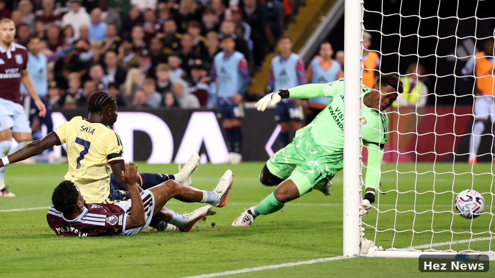 Arsenal Tops EPL with Saka's Goal Against Aston Villa