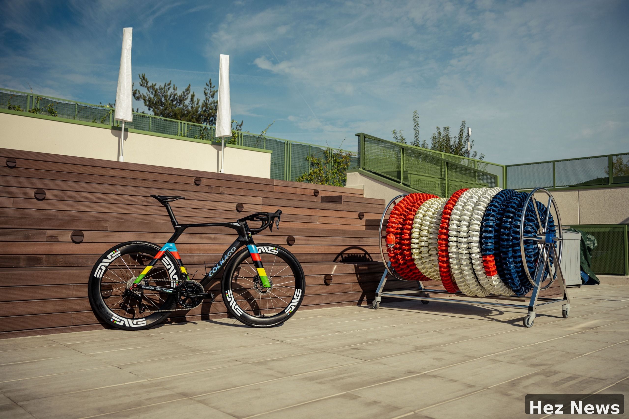 Brandon McNulty Unveils Dazzling World Champion Bike