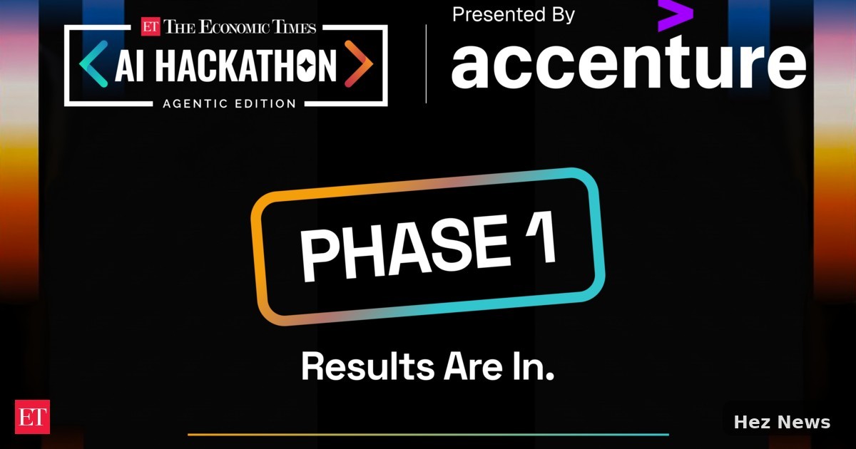 ET AI Hackathon: Phase 1 Results Lead to National Finale