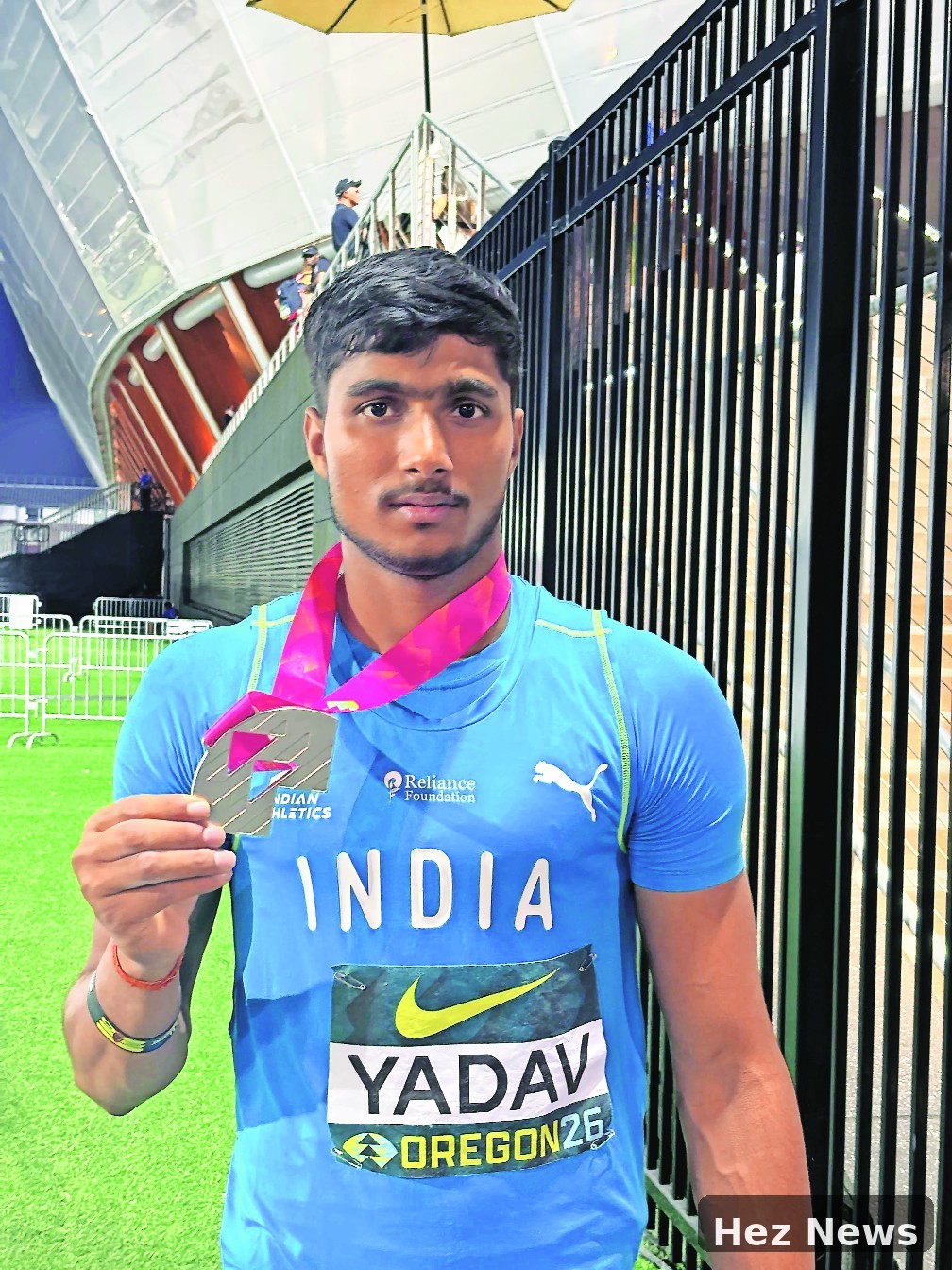 Ashish Yadav Secures Silver in Javelin at U-20 Worlds