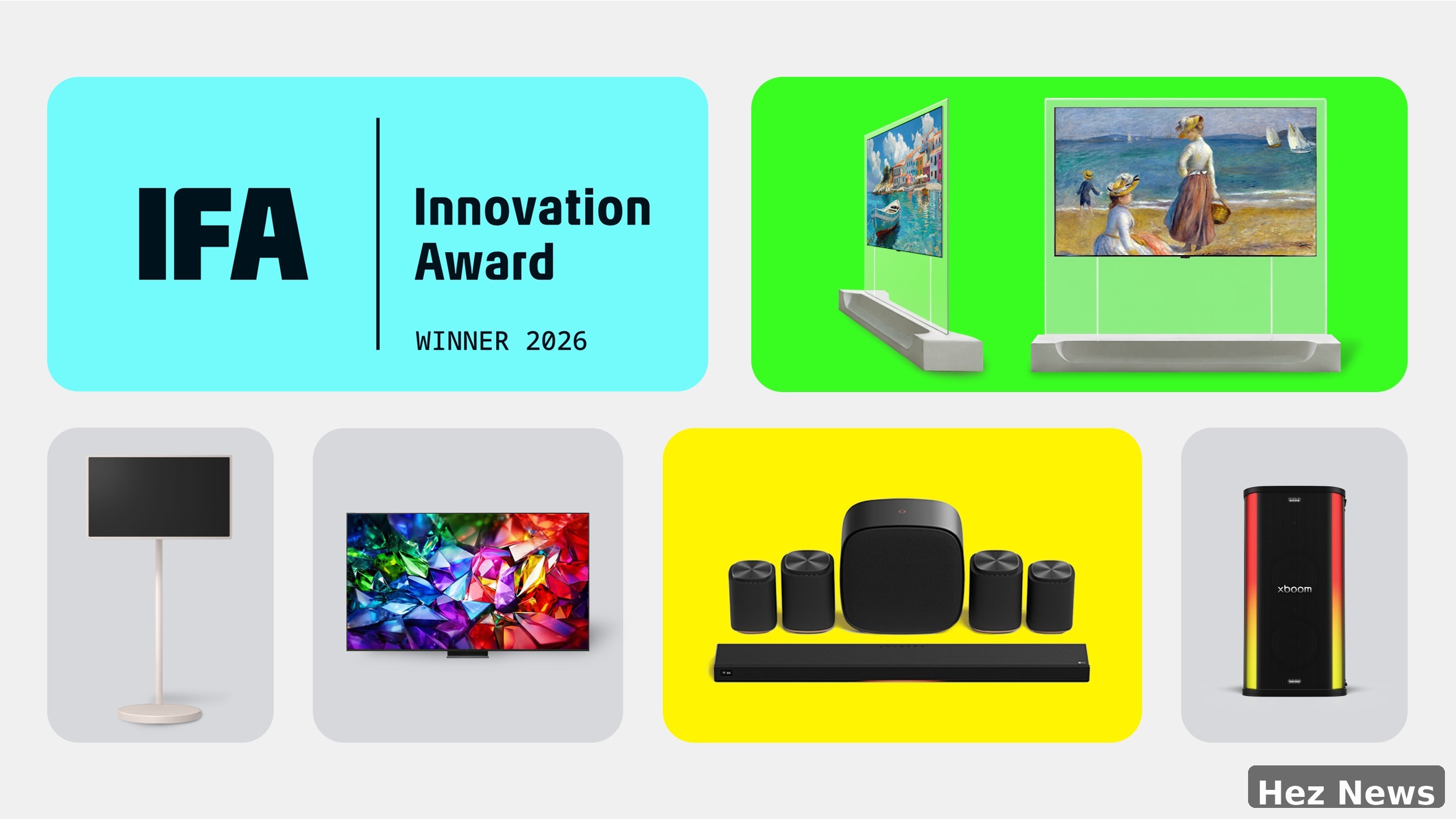 LG Electronics Named Best Brand at IFA 2026 Awards