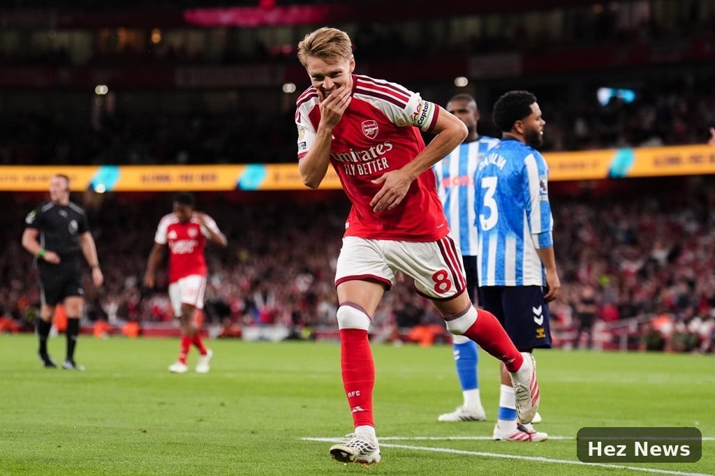 Arsenal Starts EPL Title Defence with 3-0 Win Over Coventry