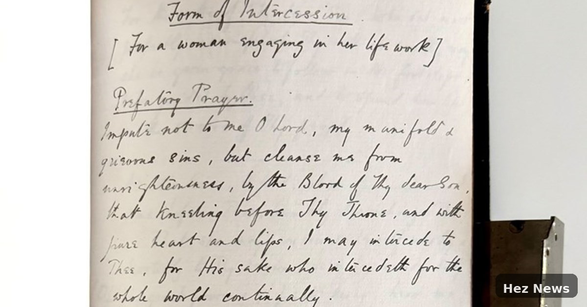 Eglantyne Jebb's Prayer Journal Sheds Light on Her Faith