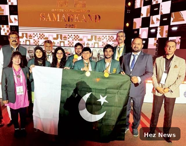 Pakistan Wins Gold in Category D at Chess Olympiad 2026