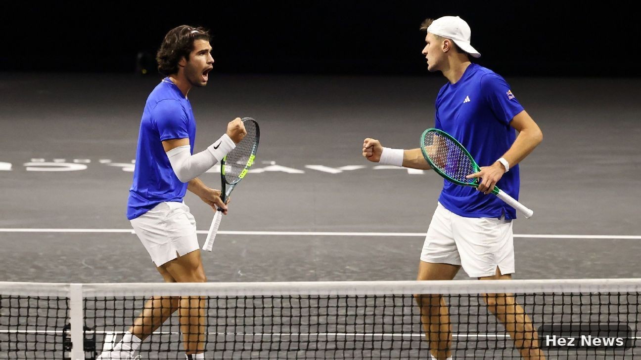 Alcaraz and Mensik Propel Team Europe to 3-1 Lead in Laver Cup