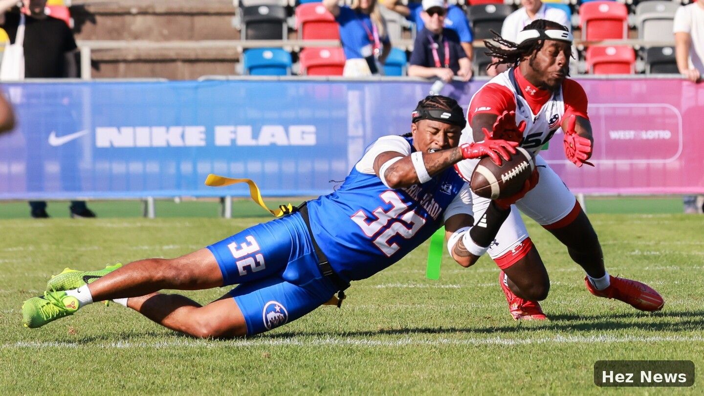 American Samoa Defeats U.S. Men in Flag Football Upset